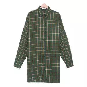 [하프클럽/] 셔츠 자켓 SBI033 3COLOR 남성 체크 롱 간절기 자켓