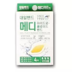 대일밴드 메디 하이드로 콜로이드 밴드 혼합형 4매