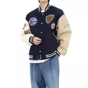 [하프클럽/] 남자 항공점퍼 야구잠바 과잠 아우터 바시티자켓 SCON002