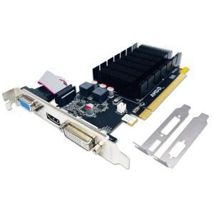 QTRI Radeon HD 5450 그래픽 카드 2GB GDDR3 64비트 DVI HDMI VGA PC용 로우 프로파일 비디오 컴퓨터 GPU PCI Express x16 DirectX 11 2 모니터 지원