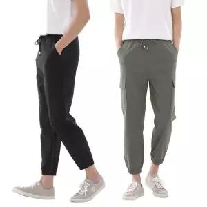 [하프클럽/] 남성 스판 밴딩 카고바지 조거팬츠 빅사이즈