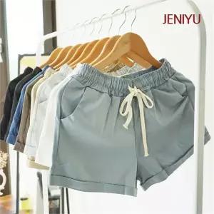 [하프클럽/]  면 마  3부 밴딩 여성반바지 8color