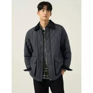 매장정품 빈폴 BEANPOLE MEN 다이아 패딩 사파리 - 애쉬 202103