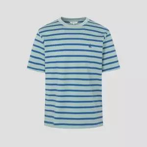 [백화점 정품] 빈폴 멘 싱글 스트라이프 반소매 티셔츠 - 라이트 그린 BC6242C30L