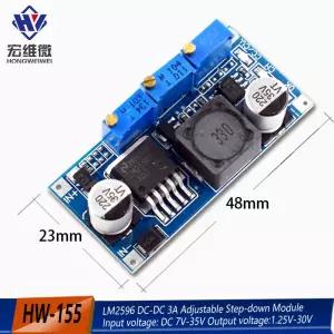 LM2596 DCDC 3A 조정 가능한 스텝다운 모듈 정전류 전압 조정기 고효율 저열