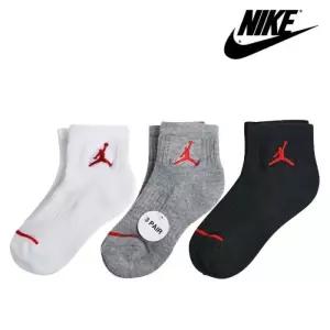 [국내매장판] 나이키 키즈 조던 점프맨 쿼터 삭스 3PK 양말 세트 5-9세 N252SO409P 259038
