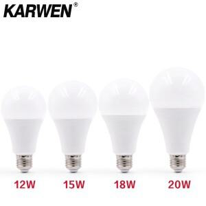 3W 6W 9W 12W 15W 18W 20W LED 전구 램프 E27 E14 220V-240V 스마트 IC 고휘도 Lampada Bombias