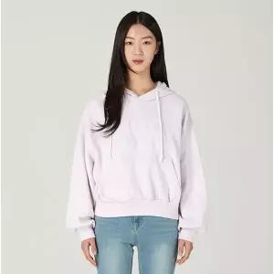 잠뱅이 여썬데이 발포프린트 특양면 크롭 후드 티셔츠오버핏 AO1WTS252 3299859