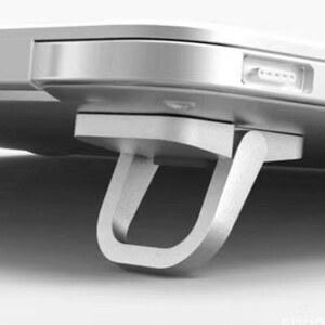 호환 노트북 스탠드 휴대용 냉각 브래킷 게임 도서 지원 브래킷 높은 미니 보이지 않는 브래킷 키보드 피트 아연 합금