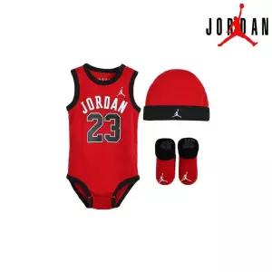 [국내매장판] 나이키 키즈 조던23 저지 바디수트 세트 레드 6-12개월 N253UU808P 258327