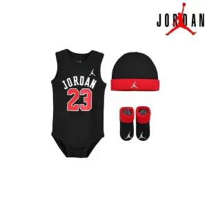 [국내매장판] 나이키 키즈 조던23 저지 바디수트 세트 블랙 6-12개월 N253UU808P 258822