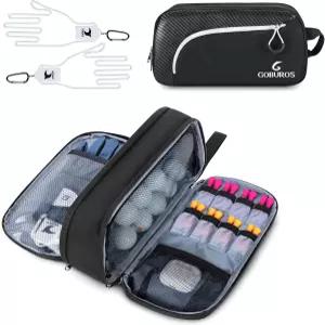 고부로스 골프 글러브 홀더 케이스 셰이퍼 2개 티볼 마커용 보호 볼백 액세서리 보관 정리함 남성 여성용