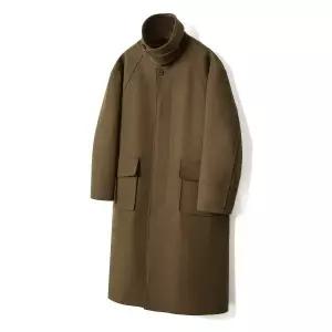 키뮤어 KIIMUIR 서플러스 울(WOOL) 세미오버 발마칸 코트_브라운 KBCWUCL001BR 142806