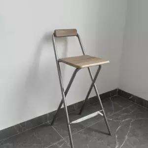 접이식 바의자 바텐 우드 메탈 바텐의자 철제 스툴 빈티지