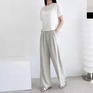 [하프클럽/셀러허브_여성트랜드패션]여자 SS 핀턱 내추럴 빅사이즈 마원단