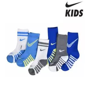 [국내매장판] 나이키 키즈 트로피 크루 삭스 양말 6PK 세트 4-7세 A251SO472P 259261