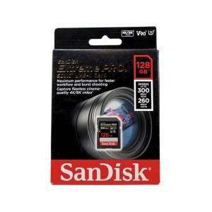 128GB 익스트림 프로 SDXC UHS-II 메모리 카드 - C10 U3 V90 8K 4K 풀 HD 비디오 SD SDSDXDK-128G-GN4IN