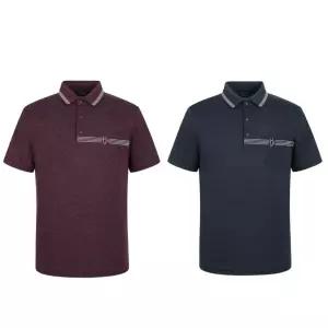 벤제프세일 남성 레이온혼방 가슴 포켓 카라티BP2MMTS312_DG