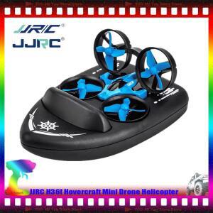 Jjrc H36f 호버크라프트 미니 드론 헬리콥터 2.4g 4ch 6 축 자이로 속도 3d 플립 무두 모드 Rtf 보트 맞춤