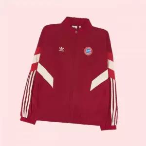 아디다스 바람막이 FC 바이에른 오리지널스 트랙탑 액티브 마룬 US 사이즈 IS6508 4909686