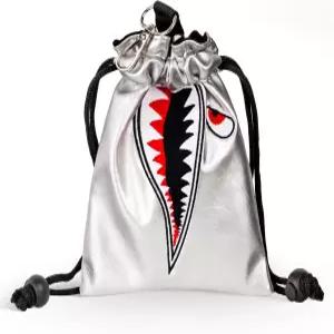 장인 골프 상어 가죽 귀중품 스트링 파우치 티백 볼백 선물 남성 가방 액세서리