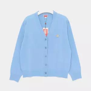 보크 플라워 크레스트 V넥 울 여성 가디건 FF62CA7193LB 64