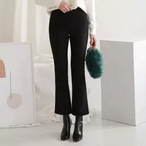 [하프클럽/셀러허브_여성트랜드패션]기모 부츠컷바지 팬츠 빅사이즈 부츠