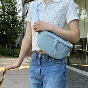 필수 소지품 보관 투웨이 지퍼 예쁜 힙색 패션 여성힙색