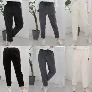 [하프클럽/셀러허브_여성트랜드패션]조거 일자 부에덴운 원단 코듀로이 벨