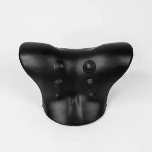 자세교정용품 목 스트레칭 넥스트레쳐 블랙 경추 거북목 일자목 베개