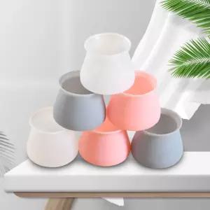 의자커버 실리콘 원형 의자발커버 식탁 다리 소음방지 바닥보호 패드 4p