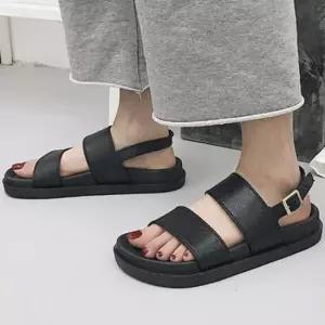 스트랩샌들 가을 통굽 슬리퍼 샌들 여성 여름샌들 힐