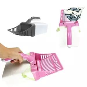 오너클랜 편리한 고양이 화장실 청소 도구 대형 리필봉투 고양이모래삽 고양이배변통