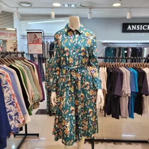 [안지크]특가세일 봄 간절기 나염 롱원피스 AI2OP1150