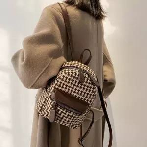하운드투스 체크 트위드 미니백팩 SM-UN-0306 백팩 미니백팩