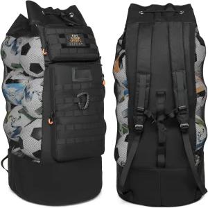 농구 배구 축구 및 장 XL 헤비 듀티 메시 스포츠 볼 백팩용 XINTRY 축구공 가방