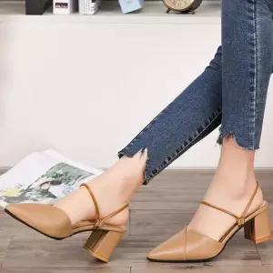 통굽 스틸레토 힐구두 펌프스 스트랩 뮬신발 슈즈