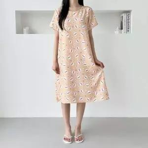 포포면 반팔원피스 0컬러 2 0 0 잠옷 홈웨어 까실이 원피스 여름 이지웨어