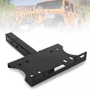 파이어레드 유니버설 2인치 리시버 트레일러 히치 윈치 마운트 플레이트 크래들 마운팅 브래킷 ATV UTV