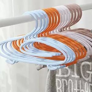 유아 옷걸이 어린이용 베이비 아기옷 아동 옷걸이 아기 플라스틱 귀여운 다용도 미끄럼 논슬립 소형 서랍