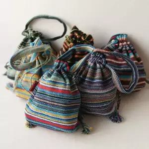 손뜨개 복주머니 파우치 랜덤 1P 복조리 손목 가방