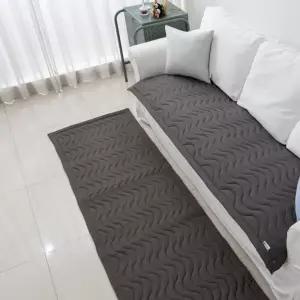 물결 쇼파패드 + 미끄럼방지패드 세트 2인용 3인용 4인용 돌쇼파용