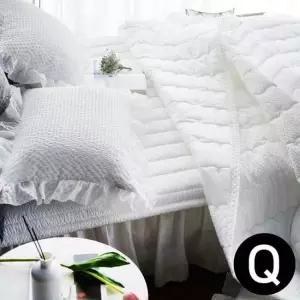 아사 여름 올데이 이불 패드세트 퀸 Q 화이트 이불