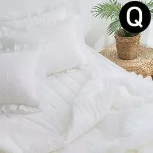 크리미 아사 여름 이불 패드세트 퀸 Q 화이트 이불