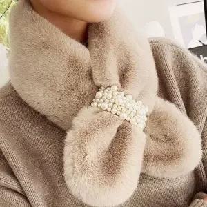 퍼 목도리 베이지 여성 패션 목플러 여성넥워머 워머 목플러 여성넥워머 수면넥워머