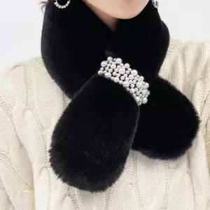 블랙 목도리 목플러 여성넥워머 패션 워머 퍼 여성 목플러 여성넥워머 수면넥워머 퍼워머