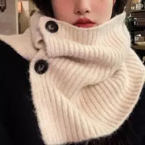 니트넥워머 목플러 목폴라 목도리 아이보리 니트 넥 워머 여성 니트넥워머 목플러