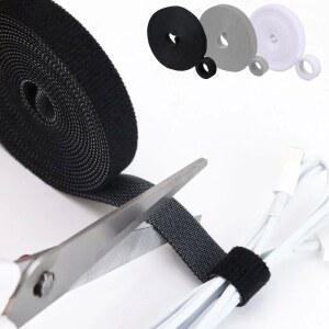 호환 /Roll Cable Ties Reusable Adhesive Hook Loop Fasteners Nylon Strap Organizer Packaging DIY Storage Organizing Tool