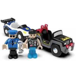 [하프클럽/브이와이]수동 경찰차와 도둑차 자동차장난감 MF90057