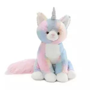 [하프클럽/브이와이]무지개빛 유니콘 고양이 인형완구 32cm G6052135